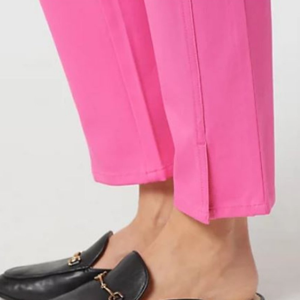 Isaac Mizrahi Special Edition Stretch Ankle Pants - Picture 3 of 3